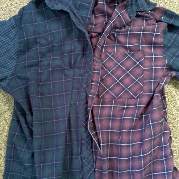 wild fable Tops - Color Block Plaid over shirt